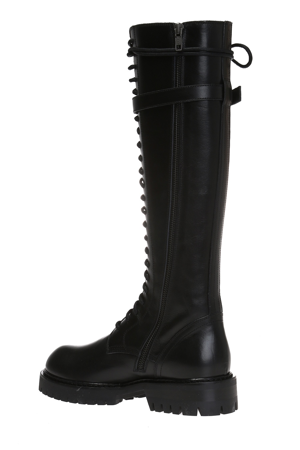 Black Lace-up combat boots Ann Demeulemeester - Vitkac Canada